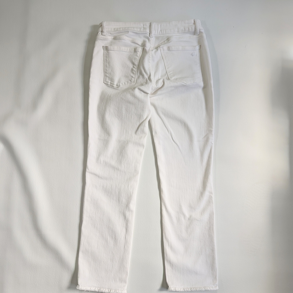 DL1961 Mara Instasculpt Straight Leg Ankle Women's White Jeans Size 28/6 - Picture 2 of 9